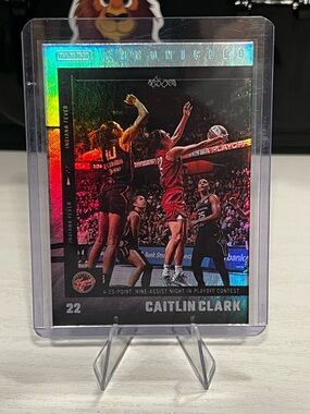 Cailtin Clark silver holo card